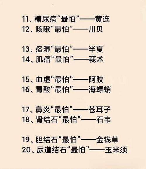 有哪些常用的中药可以治疗常见病症？