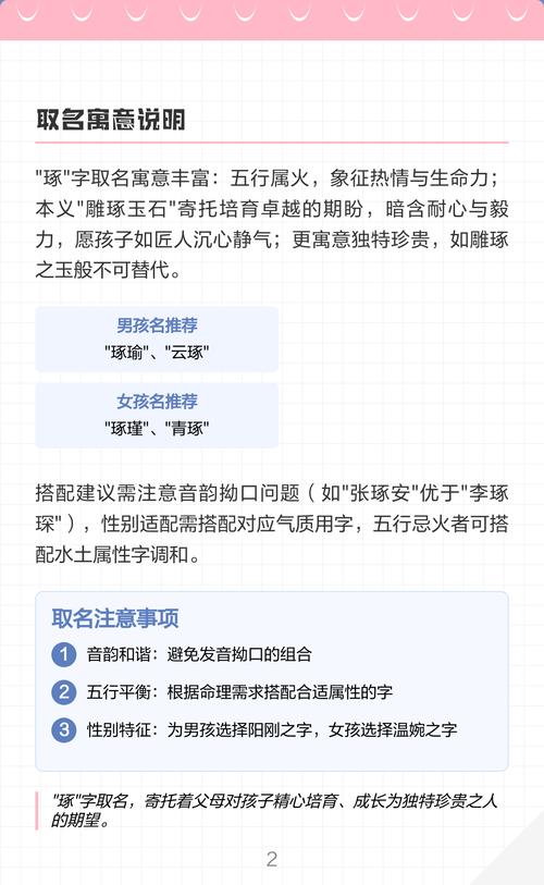 琢字作为名字寓意深刻，请问琢字取名有什么忒别的寓意吗？