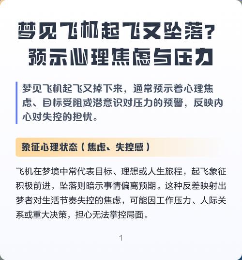 梦见飞机坠落人没事是什么预兆或心理暗示？