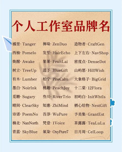 寓意好听且有深意的工作室名字叫什么？