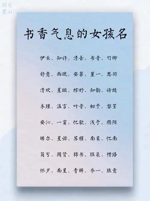 哪个有书香气息的女孩昵称表示她爱读书？