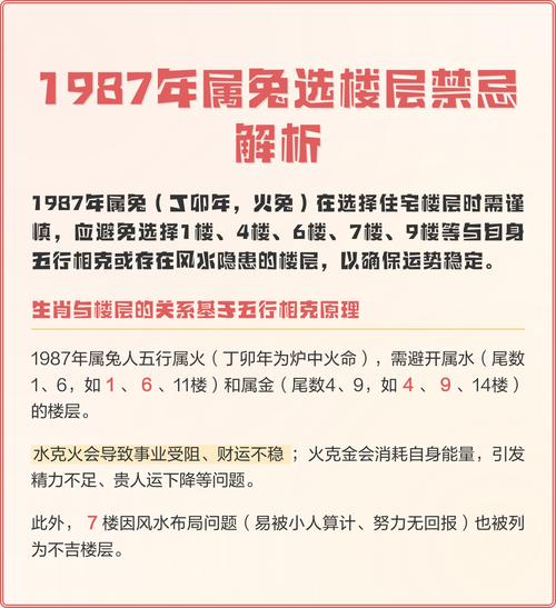 属兔的人最忌讳住哪一层楼？有没有什么楼层是不适合属兔的？