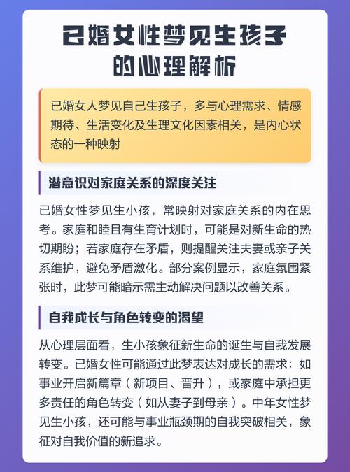 梦见自己生孩子是什么预示或心理反应？