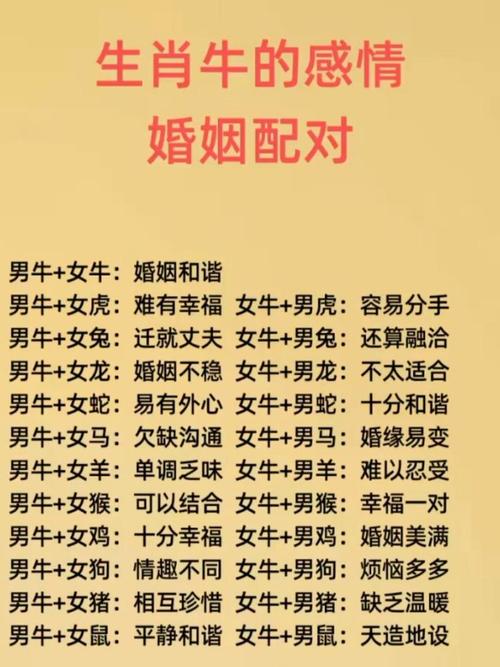 1997年属牛女性最佳配偶是哪个属相？有没有什么特别推荐的属相搭配？