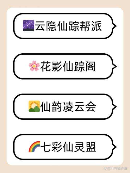 有没有好听的仙气古风帮派名字推荐？