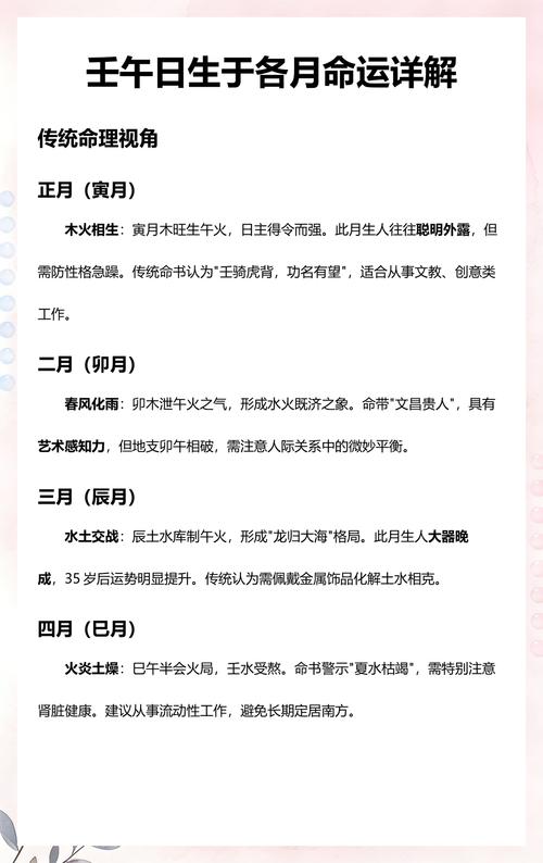 壬午运指的是什么运势？能否详细解释一下这个概念？