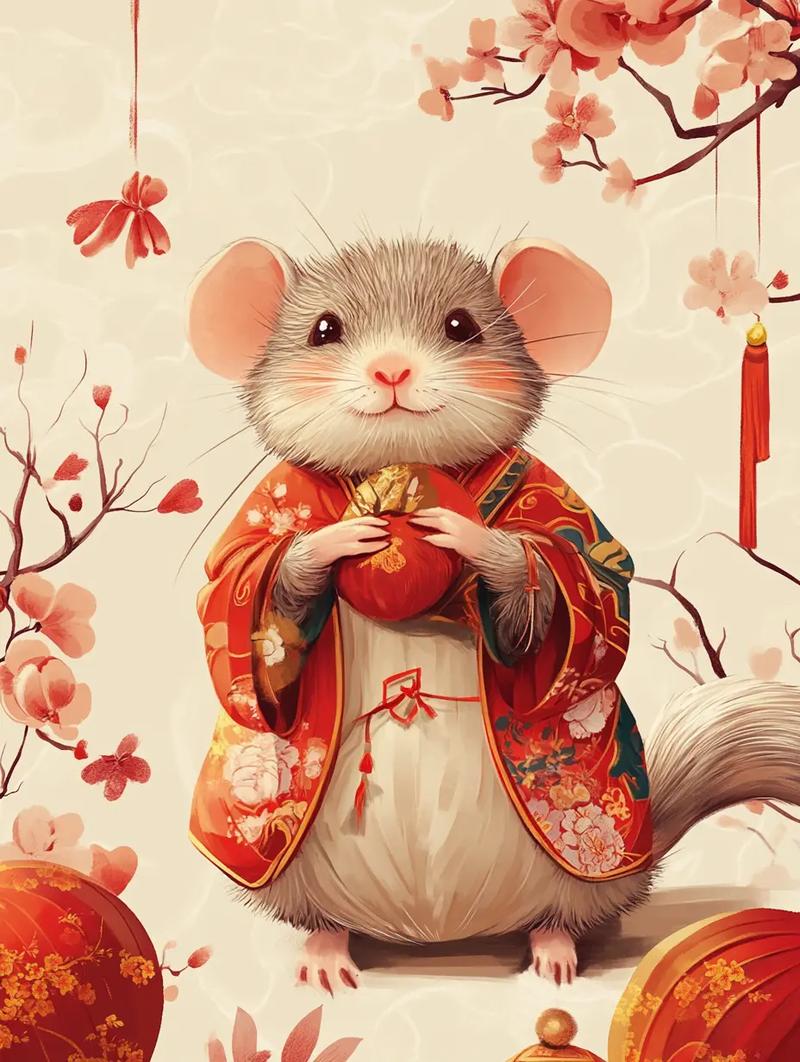 属鼠家庭生个鼠宝宝，这样的组合是不是忒别吉祥和美好呢？
