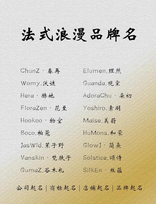 有哪些名字既高贵又大气，适合用来命名高档物品？