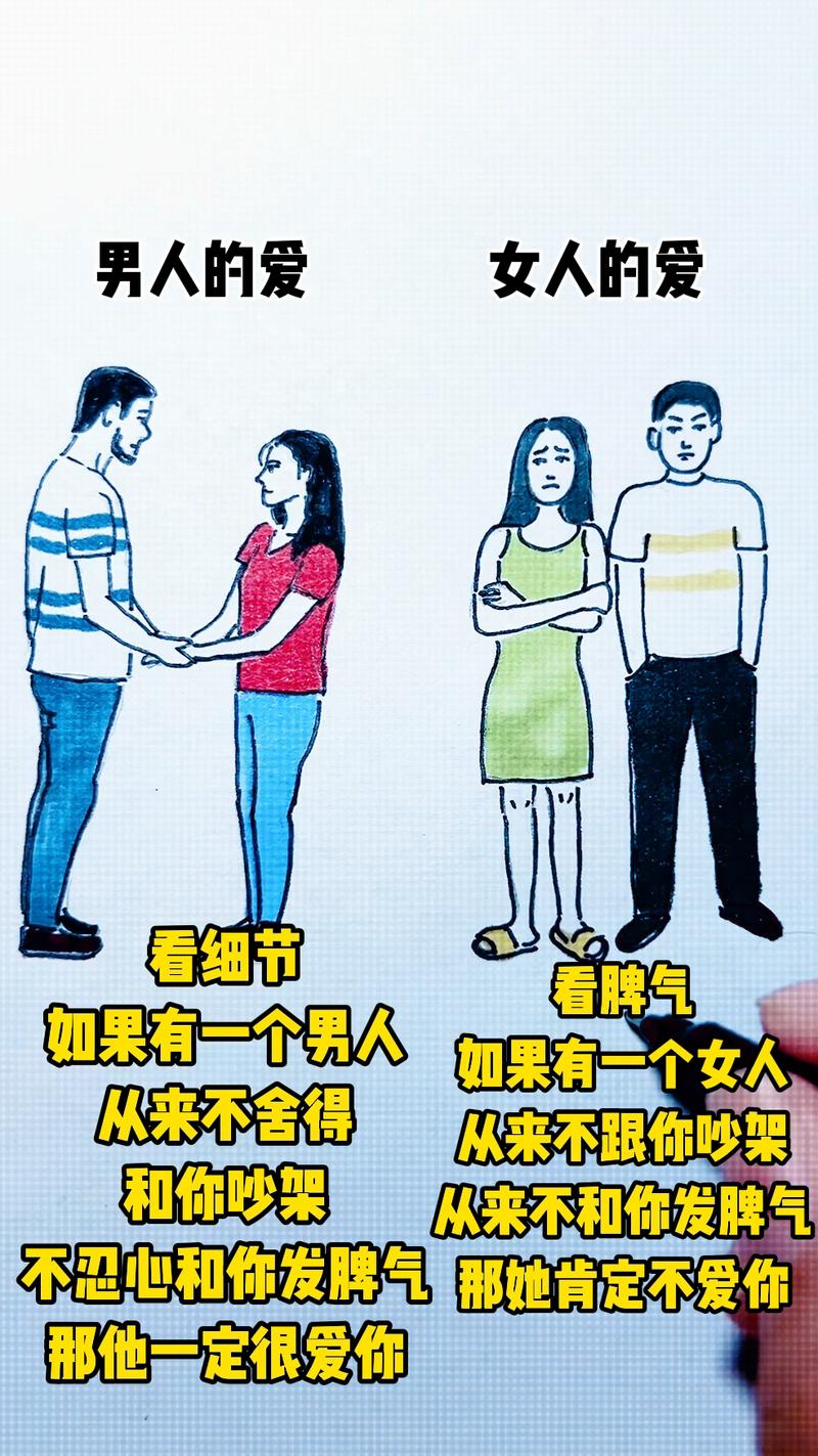男人和女人在爱情观上有哪些不同之处？