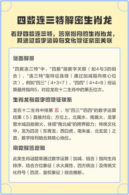 四数把三连指的是哪个生肖，能否用单数相连来打出来？