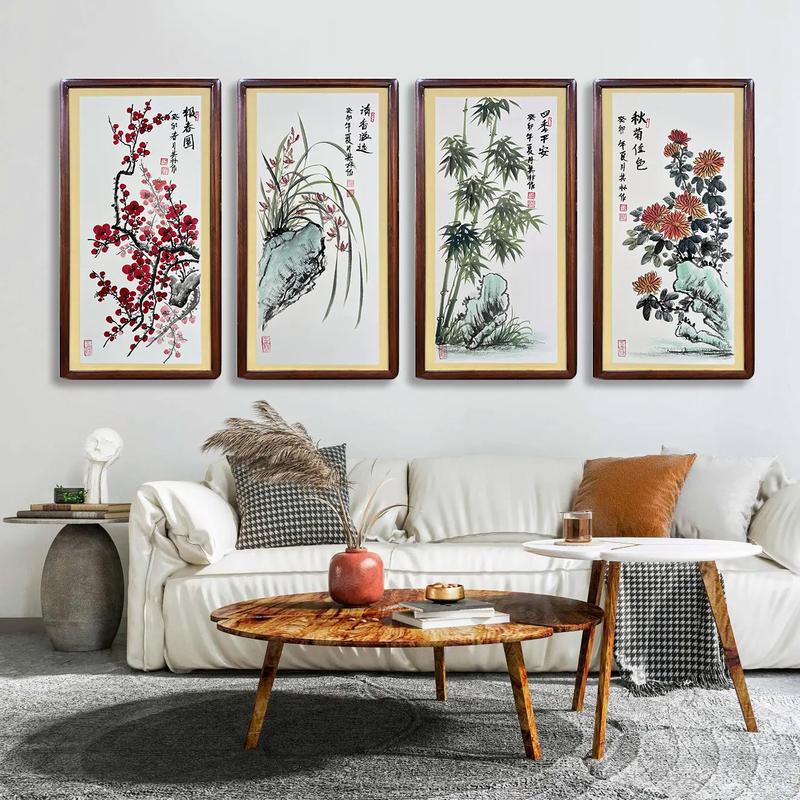 客厅挂梅兰竹菊字画应该放在哪个方位最合适？