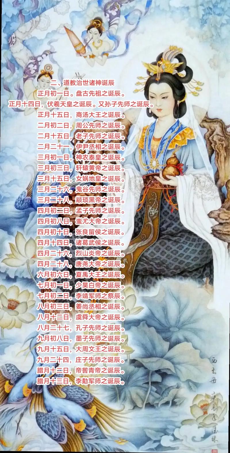 农历七月二十一对应的神仙诞辰是哪位神仙的生日？