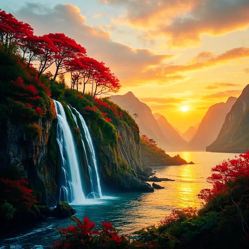梦见高山流水美景预示着什么吉凶征兆？