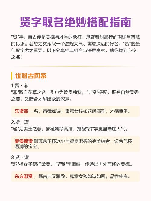 贤字搭配什么字取名能体现男孩有涵养？