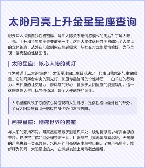 如何查询自己的太阳星座和月亮星座？