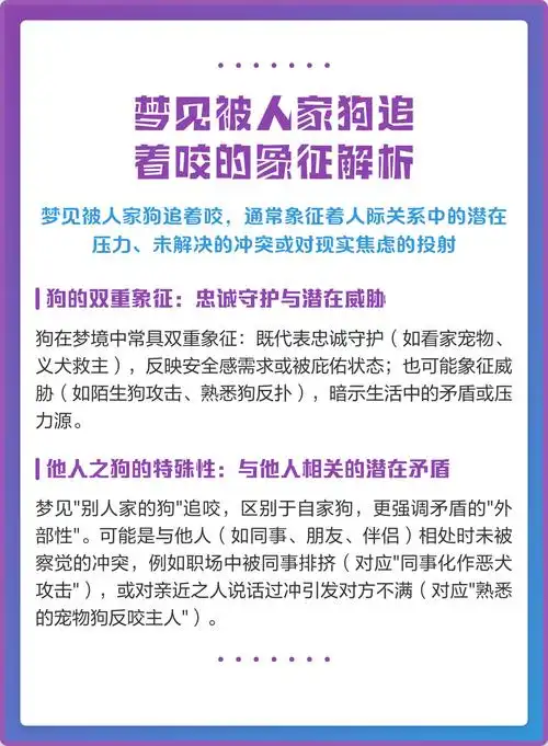 梦见被别人家的狗咬了是什么寓意或象征？