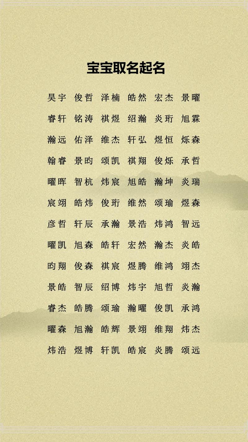 男孩命中缺土，取什么名字好？名字大全推荐！