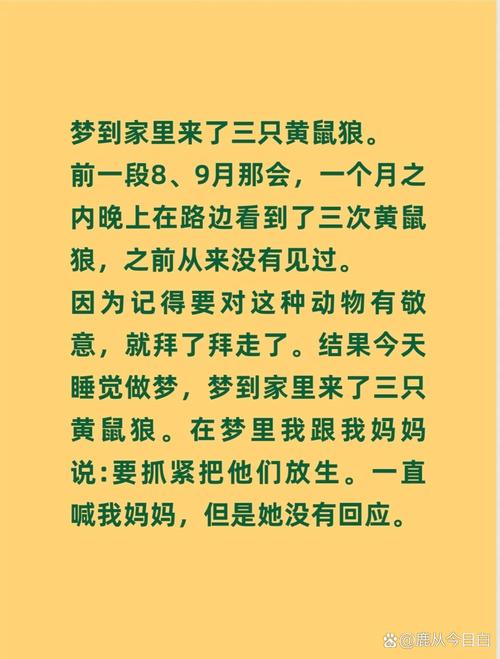 梦见狼闯入家中预示着什么征兆或吉凶？