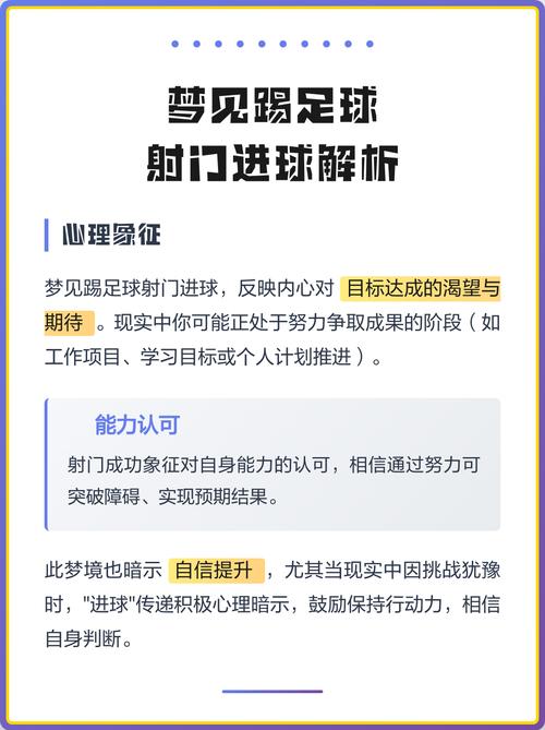 梦见踢足球进球有什么特别的预兆吗？