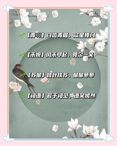 有哪些极美的中药组合名字可以取？
