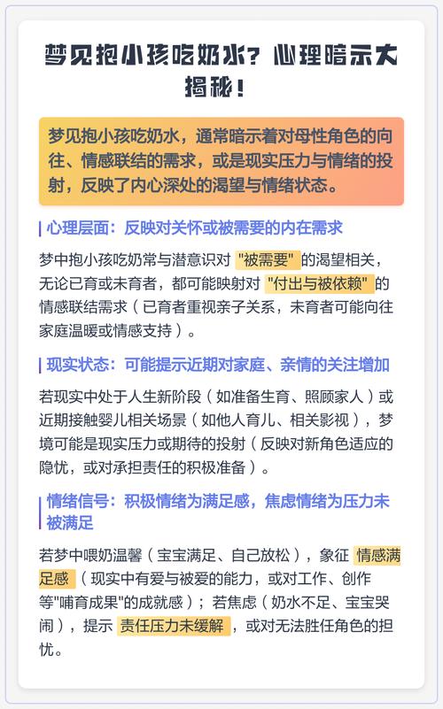 孕妇梦见自己生孩子并喂奶，这代表什么含义呢？
