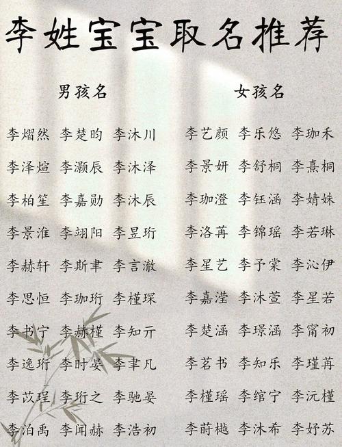 李姓男孩取三个字霸气名字有哪些推荐？