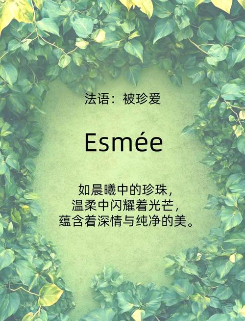 有没有人知道一个既冷门又好听的法语女生名字，听起来忒别优雅？