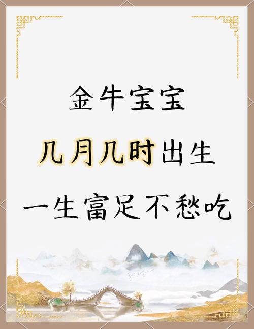 牛年宝宝在哪个月份出生，对健康和运势最有利？