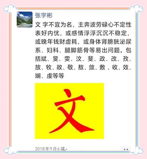 文在名字中有什么特别的含义或象征意义呢？
