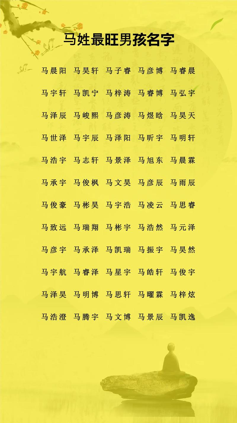 马姓女孩取一个既简单大气又洋气的名字，有什么好的建议吗？