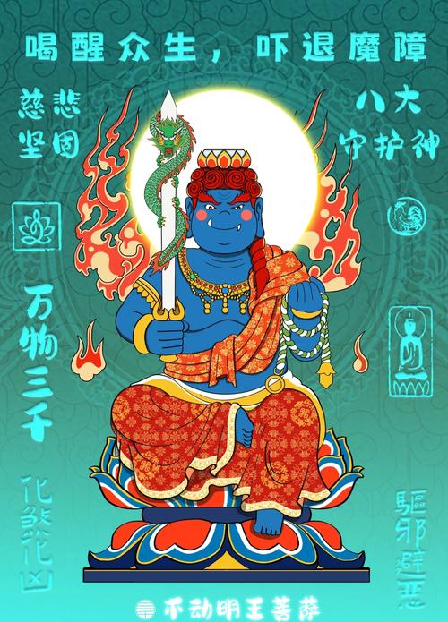 不动明王菩萨本命佛的寓意是什么？佩戴时有哪些禁忌和讲究需要注意？