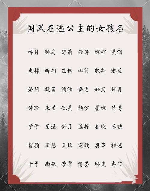 有哪些好听的中国动漫女生名字被认为是十大蕞佳？