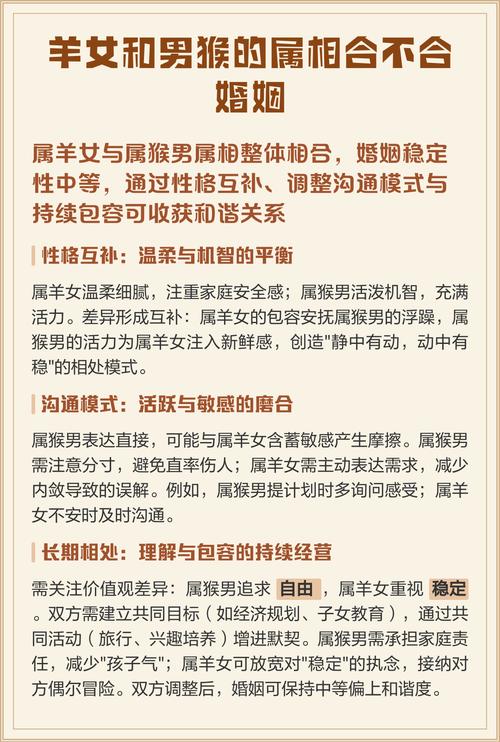 属猴的与属羊的相配好不好，他们的性格和命运是否和谐匹配呢？
