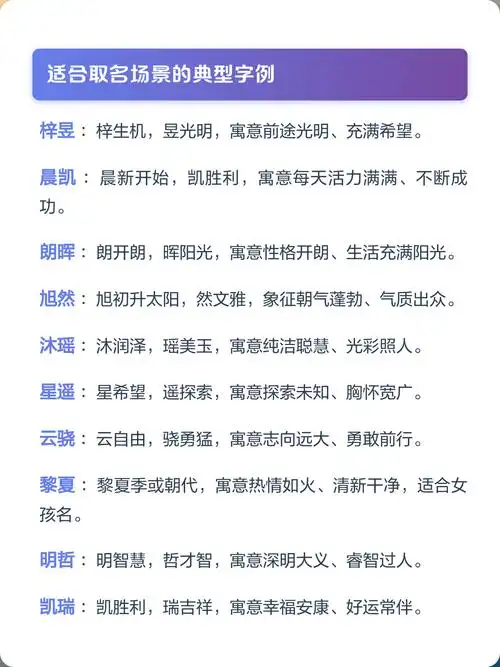寓意希望的字有哪些，适合用作有深意的取名用字？