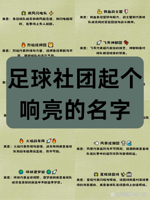 低调霸气的足球队名字，能否改成一个响亮的？