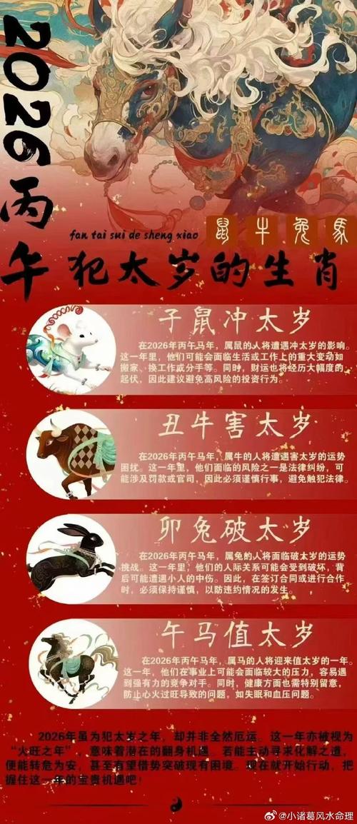 马年出生的人犯太岁会冲撞哪些生肖？