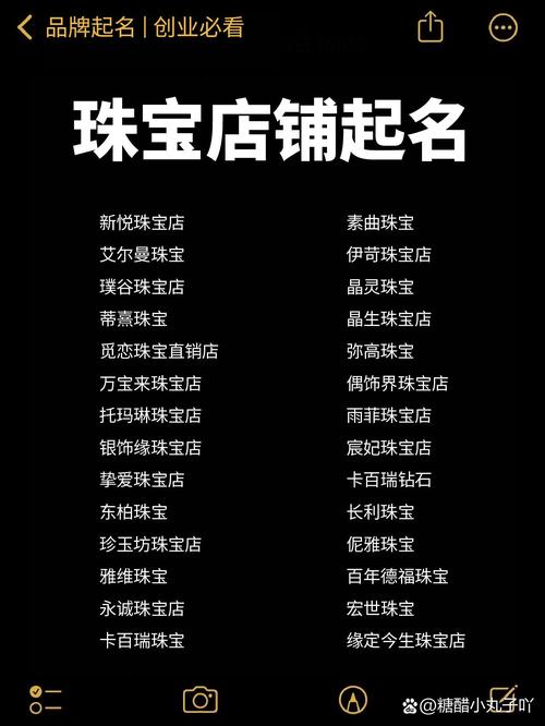 有没有响亮寓意好的四字珠宝店名字推荐？