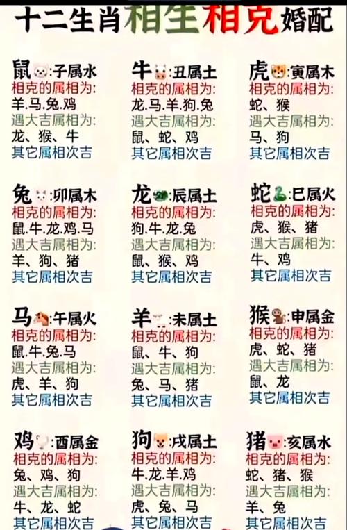 哪些生肖之间相冲，构成了十二生肖的对冲关系？