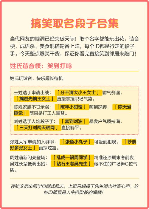 起名时的笑话故事有哪些，能分享一个有趣的起名笑话吗？