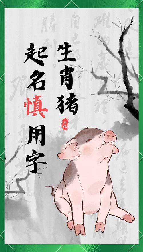 属猪取名时有哪些字是应该避免使用的？