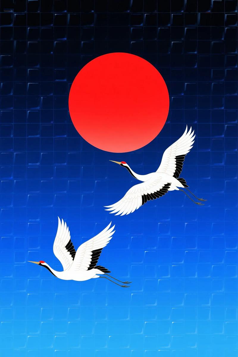 梦见两只仙鹤伴随太阳，预示着什么吉祥的征兆呢？
