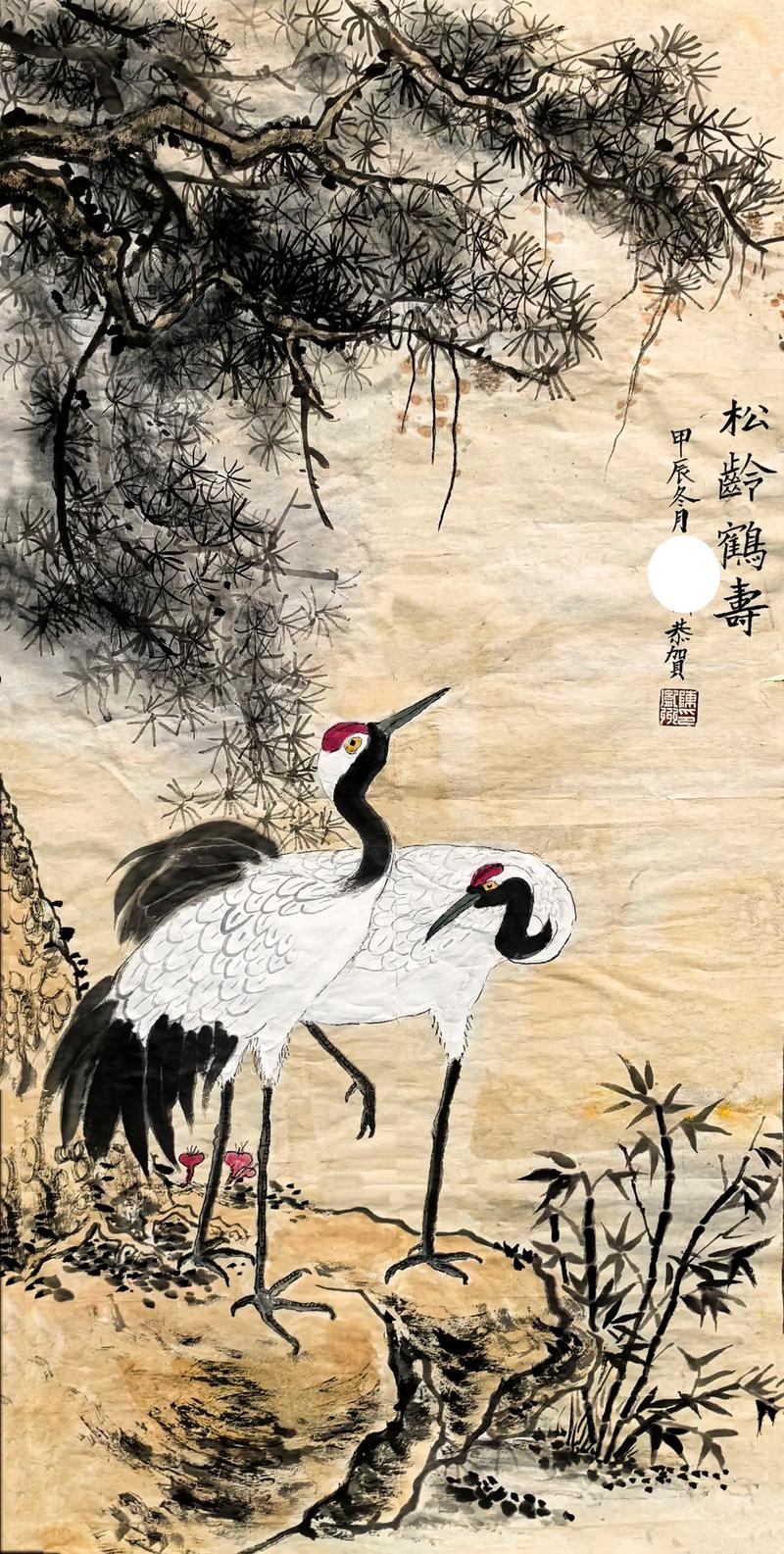 国画鹤的寓意和象征在风水字画中有什么特殊含义？