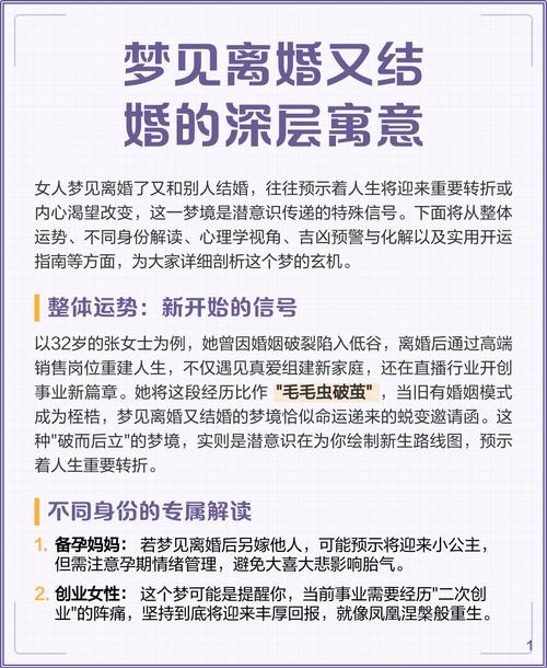 梦见别人离婚预示着什么吉凶？