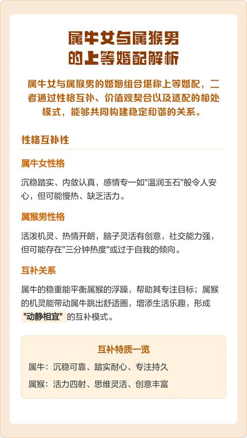 属牛男和属猴女结婚是否相配，他们的婚姻关系如何？