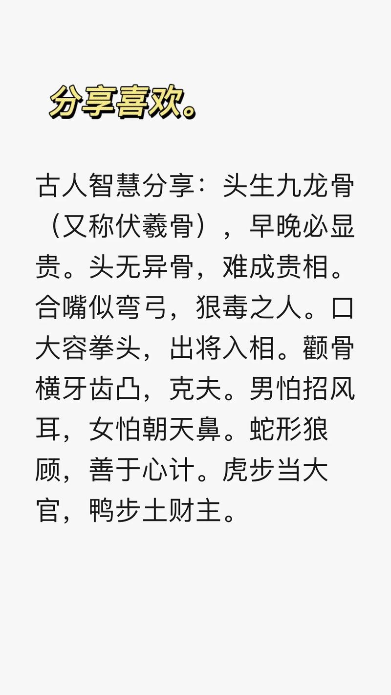 额头骨头凸起的面相有哪些类型及其含义？