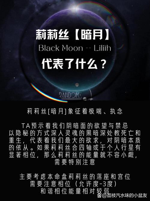 莉莉丝在星盘里究竟象征着怎样的神秘力量或特质？