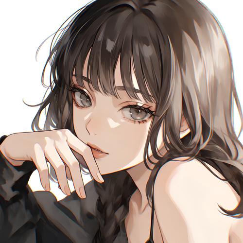女生单手托下巴聊天这表示她对我有多喜欢？