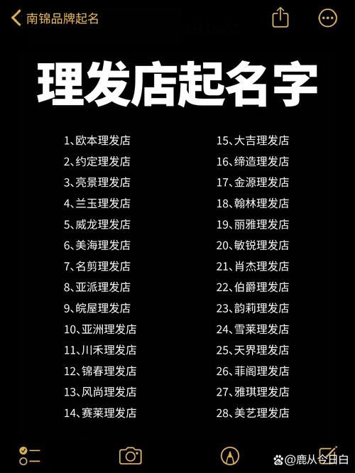 如何给大气美容美发店取一个响亮的名字呢？