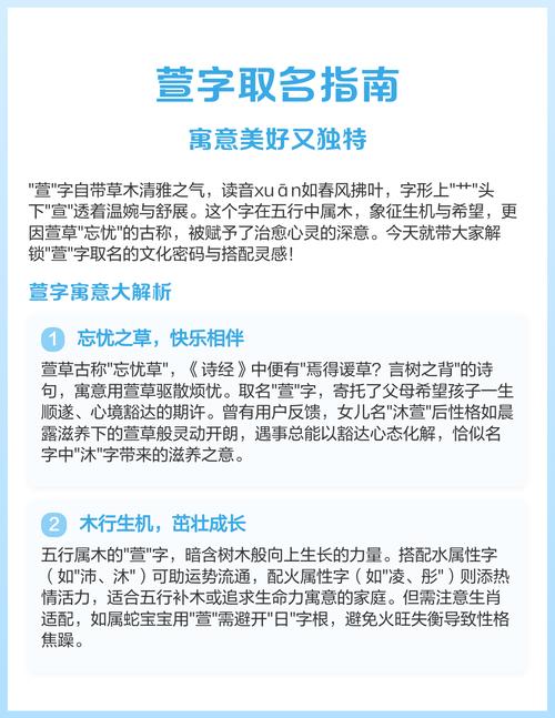 萱字在名字中五行属什么其含义又是什么？