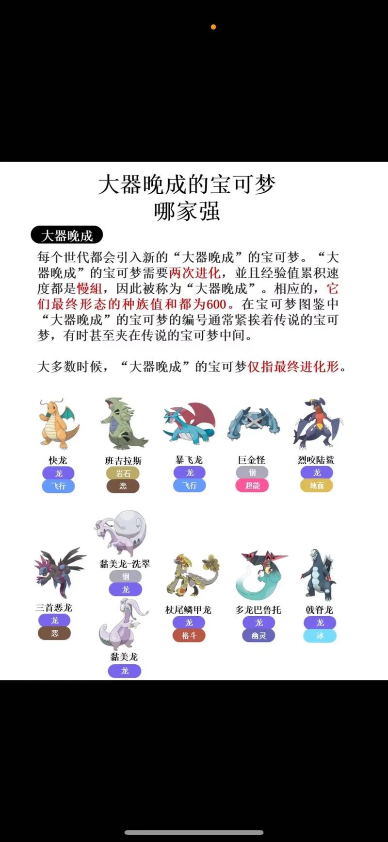 谁能告诉我，1到8代中哪些准神宝可梦实力最强，有没有一个官方的精灵宝可梦准神宝可梦实力排行榜呢？